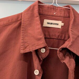 NEW Men's Taylor Stitch Long Sleeve cotton button-down shirt: Size LARGE/42